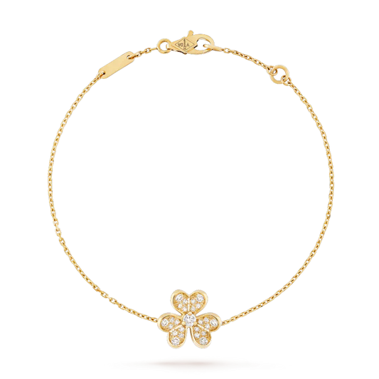 [Kismet Jewels ]FRIVOLE GOLD FLOWER DIAMOND BRACELET