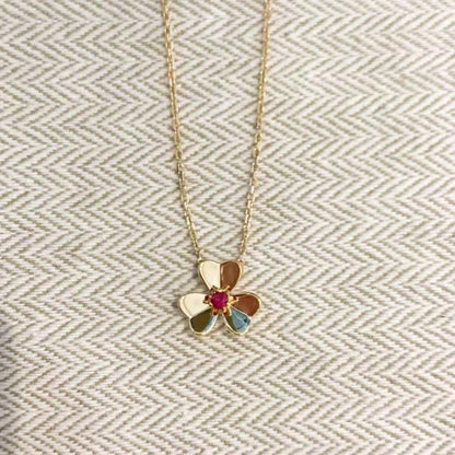 [Kismet Jewels ]FRIVOLE GOLD FLOWER NECKLACE