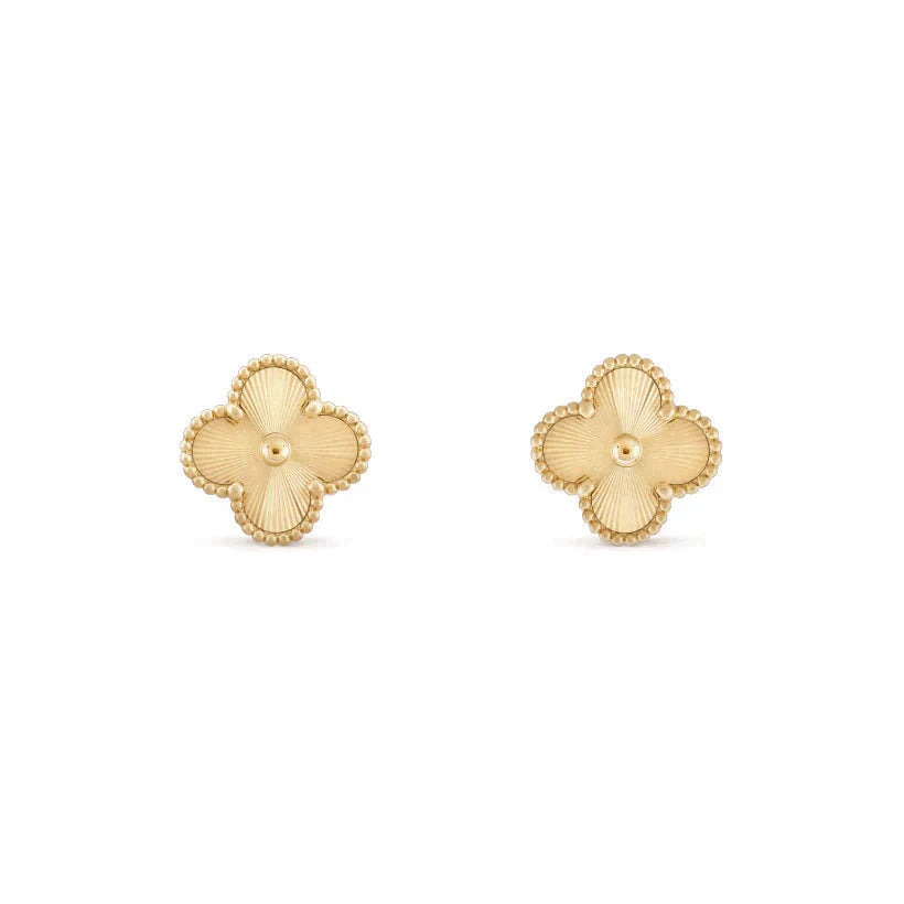 [Kismet Jewels ]CLOVER MEDIUM 1 MOTIFS LASER EARRINGS